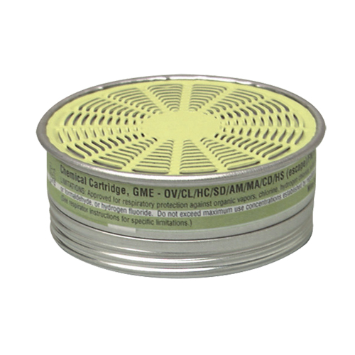 Cartouches pour respirateurs Comfo, Cartouche gaz/vapeur, Gaz multiples/Vapeur organique Equipment World