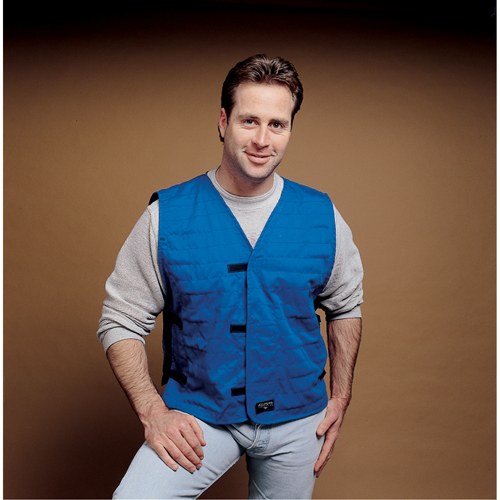 Cooling Vests With Insert Pockets, Large, Royal Blue Equipment World