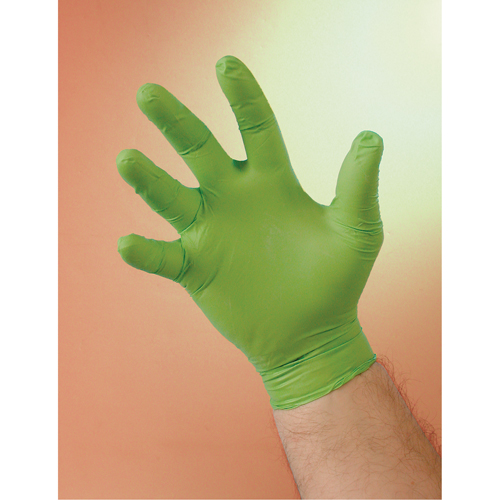 Gants N-Dex, Petit, Nitrile, 4 mils, Sans poudre, Vert Equipment World