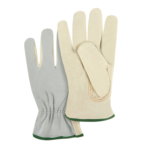 Split Back Driver's Gloves, Medium, Grain Cowhide Palm Equipment World