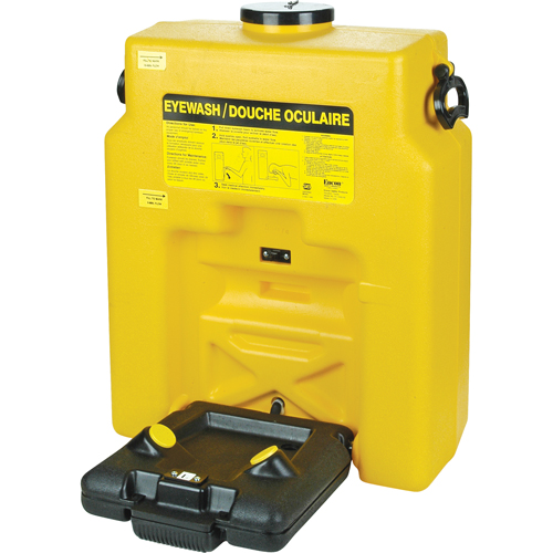 Eyewash, Gravity-Fed, 14 gal. Capacity, Meets ANSI Z358.1 Equipment World