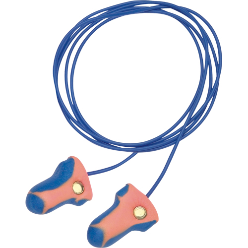 Howard Leight Laser-Trak Single-Use Detectable Earplugs, Pair - Polybag, Corded Equipment World