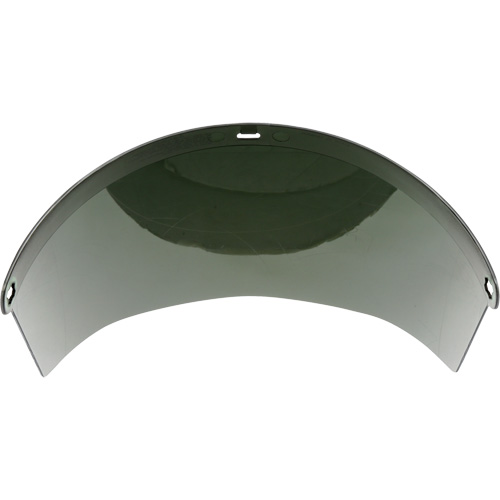 Molded Faceshield Window, Polycarbonate, Green Tint Equipment World