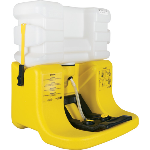 On-Site&reg; Eyewash Station, Gravity-Fed, 7 gal. Capacity, Meets ANSI Z358.1 Equipment World