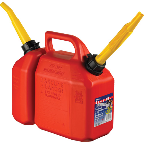 Combo Jerry Can Gasoline/Oil, 2.17 US Gal/8.25 L, Red, CSA Compliant/ULC Equipment World