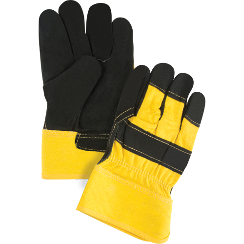 Superior Warmth Winter-Lined Fitters Gloves, Large, Split Cowhide Palm, Thinsulate Inner Lining Equipment World