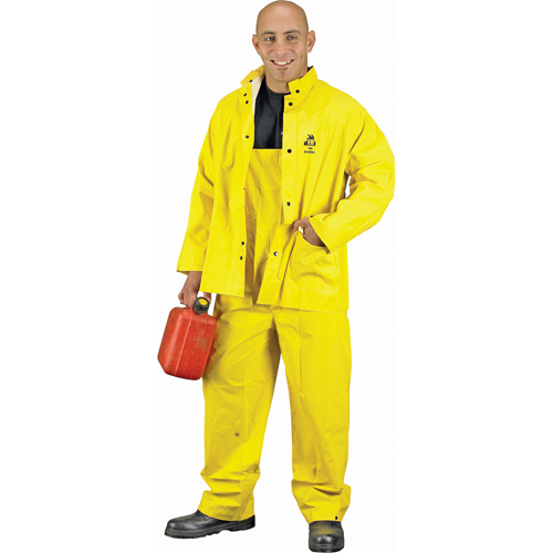 Lightweight Flame Retardant Rainsuit, Large, High Visibility Yellow Equipment World