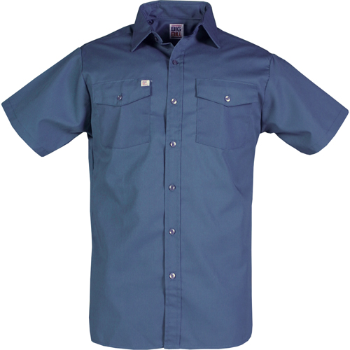 Work Shirts, Men's, Small, Navy Blue Equipment World