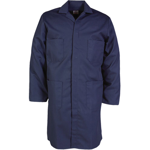 Blouses de travail 100 % coton, Coton, Taille 34, Bleu marine Equipment World