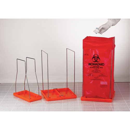 Clavies&reg; Bag Holders, Bio-Hazard, 14" L x 14" W Equipment World