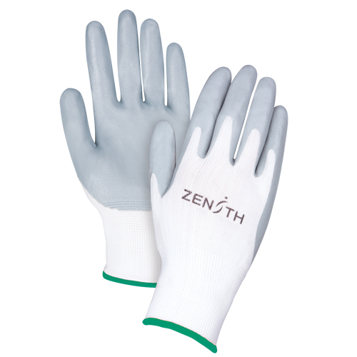 Lightweight Breathable Coated Gloves, 8/Medium, Foam Nitrile Coating, 13 Gauge, Polyester Shell Equipment World