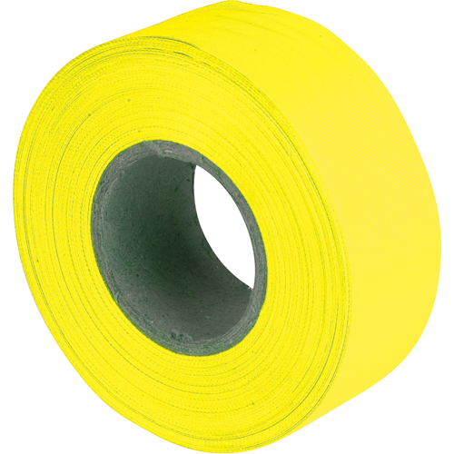 Flagging Tape, 1.2" W x 150' L, Fluorescent Yellow Equipment World