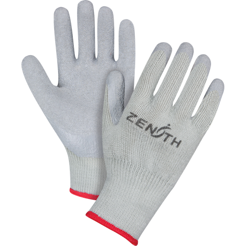 Natural Rubber Comfort-Lined Coated Gloves, 8/Medium, Rubber Latex Coating, 10 Gauge, Polyester/Cotton Shell Equipment World
