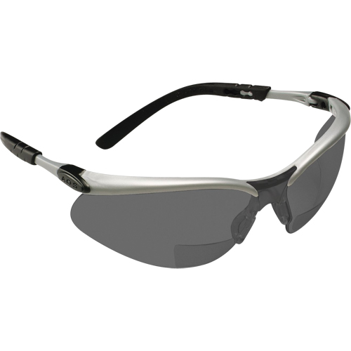 BX Reader Safety Glasses, Anti-Fog, Grey/Smoke, 2.5 Diopter Equipment World