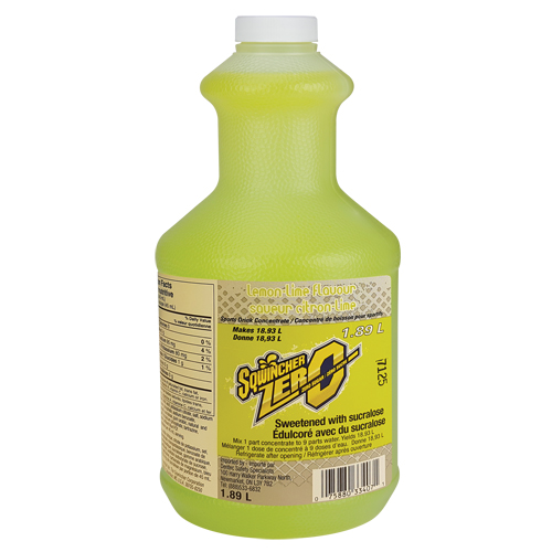 Sqwincher&reg; ZERO&reg; Rehydration Drink, Concentrate, Lemon-Lime Equipment World