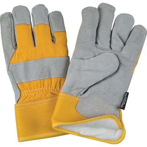 Superior Warmth Winter-Lined Fitters Gloves, Medium, Split Cowhide Palm, Thinsulate Inner Lining Equipment World