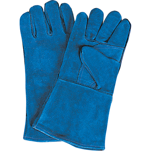 Double Palm & Thumb Welding Gloves, Split Cowhide, Size Large Equipment World