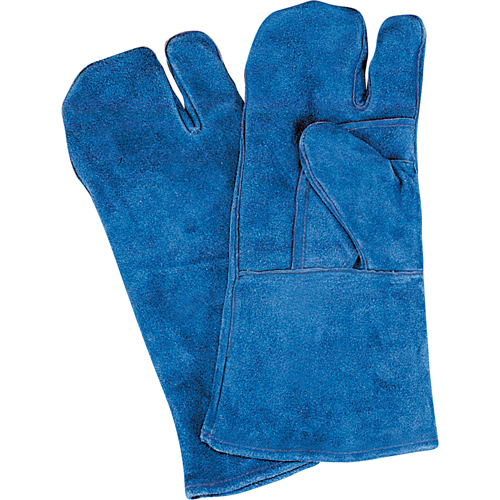 Double Palm & Thumb Welding Gloves, Split Cowhide, Size Large Equipment World