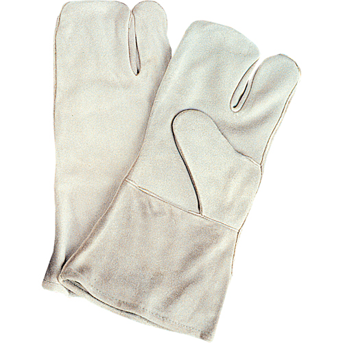 Standard-Duty Welder's Gloves, Split Cowhide, Size Large Equipment World