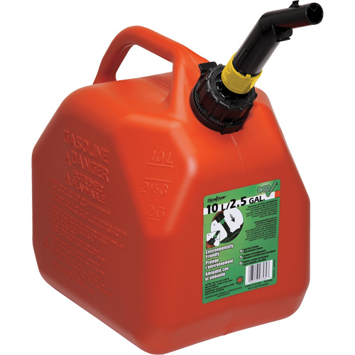 Bidons pour essence Eco, 2,5 gal. US/9,46 L, Rouge, Conformes aux normes CSA/ULC Equipment World