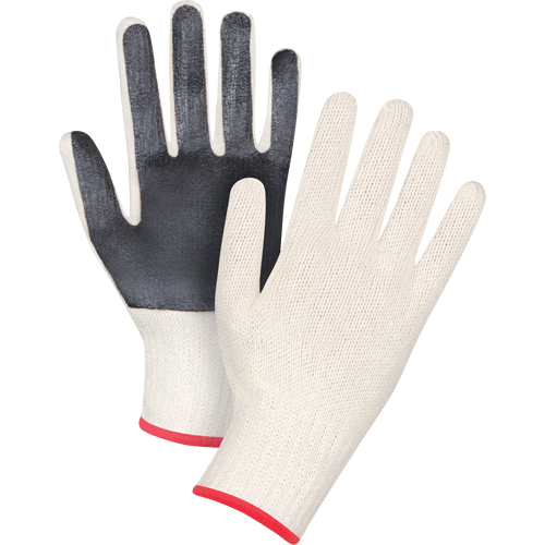 Palm-Coated String Knit Gloves, Poly/Cotton, Single Sided, 7 Gauge, Small Equipment World