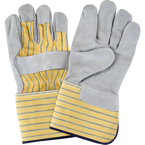 Premium Quality Fitters Gloves, Large, Split Cowhide Palm, Cotton Inner Lining Equipment World