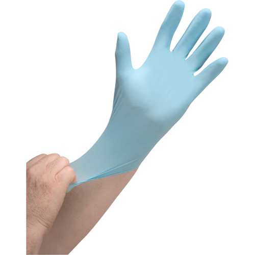 Puncture-Resistant Medical-Grade Disposable Gloves, Small, Nitrile, 3.5-mil, Powder-Free, Blue, Class 2 Equipment World