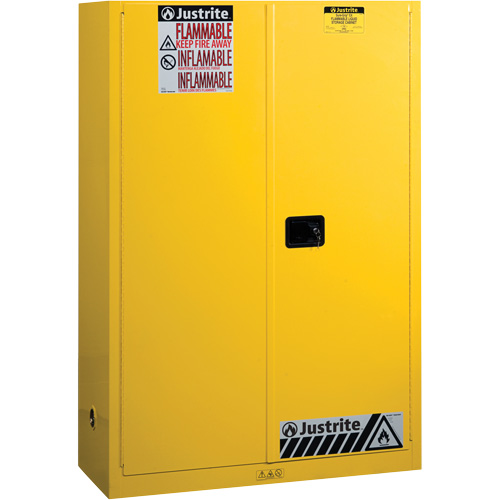 Armoires Sure-Grip EX pour produits inflammables, 45 gal., 2 Porte(s), 43" La x 65" h x 18" p Equipment World
