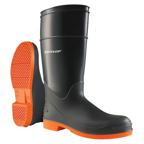 Bottes 16" SureFlex, PVC nitrile, Embout Acier, Pointure 6, Semelle R&eacute;sistant aux perforations Equipment World