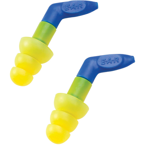 E-A-R UltraFit Reusable Earplugs, Uncorded, Bulk - Polybag, 27 dB NRR, One-Size Equipment World