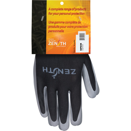 Premium Comfort Coated Gloves, 9/Large, Nitrile Coating, 13 Gauge, Polyester Shell Equipment World