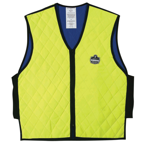 Chill-Its&reg; 6665 Wet Evaporative Cooling Vests, Medium, High Visibility Lime-Yellow Equipment World