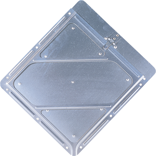 Porte-plaques, Aluminium Equipment World