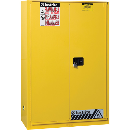 Sure-Grip&reg; Ex Flammable Storage Cabinets, 45 gal., 1 Door, 43" W x 65" H x 18" D Equipment World