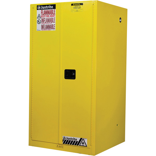 Sure-Grip&reg; Ex Flammable Storage Cabinets, 60 gal., 2 Door, 34" W x 65" H x 34" D Equipment World