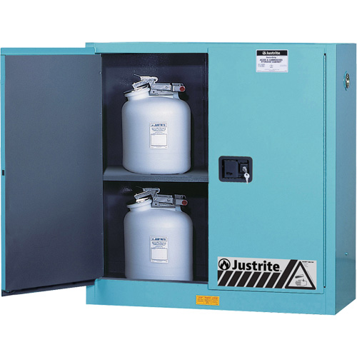 ChemCor&reg; Lined Acid/Corrosive Storage Cabinets, 30 gal., 43" x 44" x 18" Equipment World