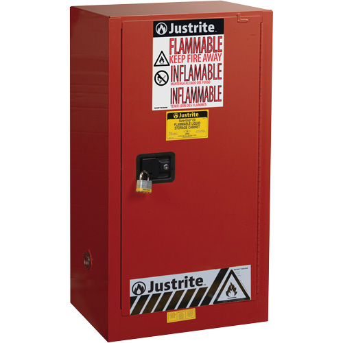 Sure-Grip&reg; EX Combustibles Safety Cabinet for Paint and Ink, 20 gal., 2 Shelves Equipment World