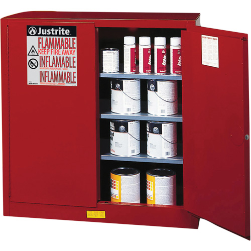 Sure-Grip&reg; EX Combustibles Safety Cabinet for Paint and Ink, 40 gal., 3 Shelves Equipment World