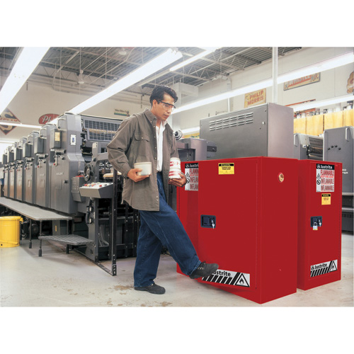 Sure-Grip&reg; EX Combustibles Safety Cabinet for Paint and Ink, 40 gal., 3 Shelves Equipment World