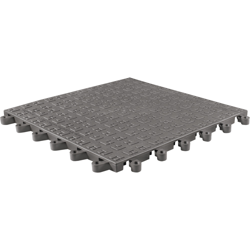 Tapis ErgoDeck Soft No 566, PVC, 1-1/2' la c, 1-1/2' lo, 7/8" &eacute;paisseur, Charbon Equipment World