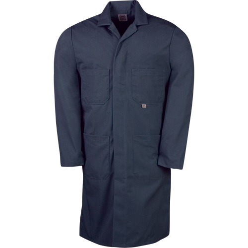 Lab Coats, Poly-Cotton, 40, Navy Blue Equipment World
