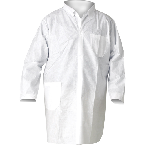 KleenGuard A20 Lab Coats, SMS, White, Medium Equipment World
