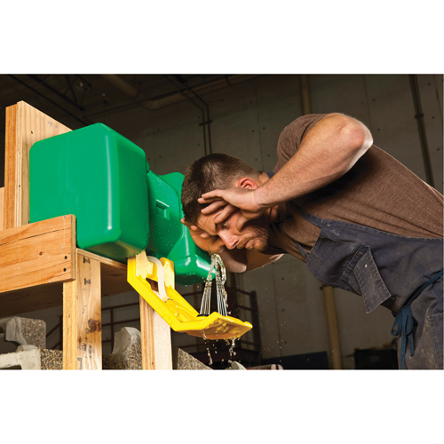 Eyewash Station, Gravity-Fed, 9 gal. Capacity, Meets ANSI Z358.1 Equipment World