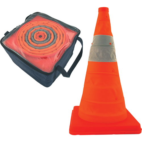 Balises repliables Pack & Pop, 18" h, Orange Equipment World