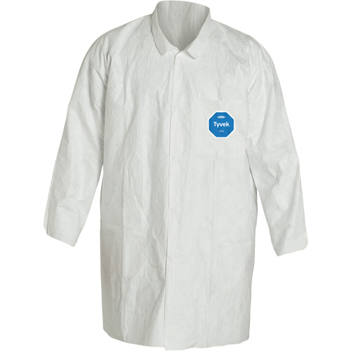 Lab Coat, Tyvek&reg; 400, White, 2X-Large Equipment World