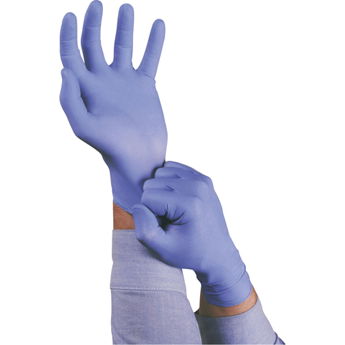 TouchNTuff&reg; 92-675 Gloves, Medium, Nitrile, 5-mil, Powder-Free, Blue Equipment World