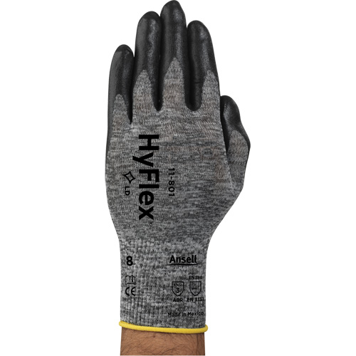 Hyflex&reg; 11-801 Gloves, 7/Small, Foam Nitrile Coating, 15 Gauge, Nylon Shell Equipment World