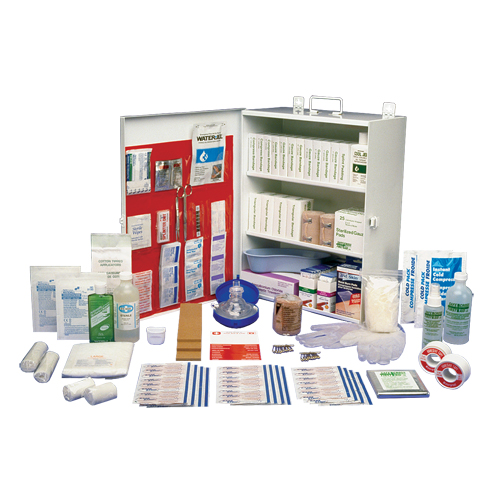 Workplace Deluxe First Aid Kits, Class 1 Medical Device, Metal Box Equipment World