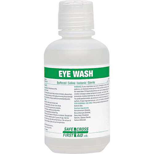 Eyewash Solution, Full Bottle, 500 ml Equipment World