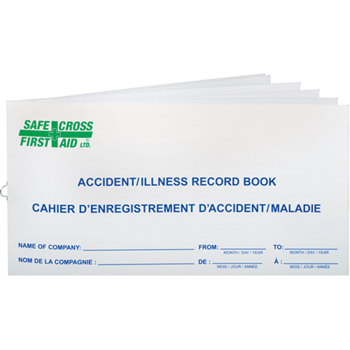 Accident Record Books Equipment World
